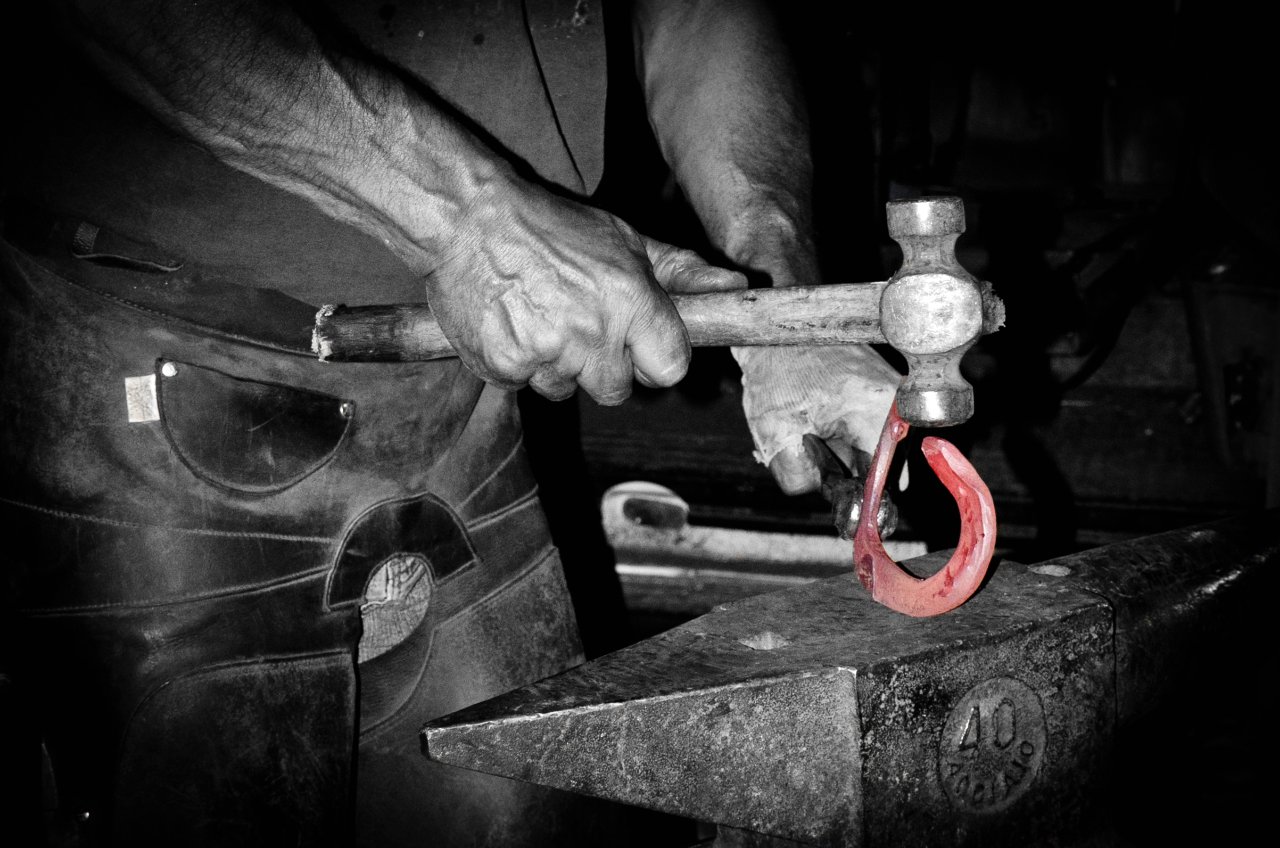 a blacksmith