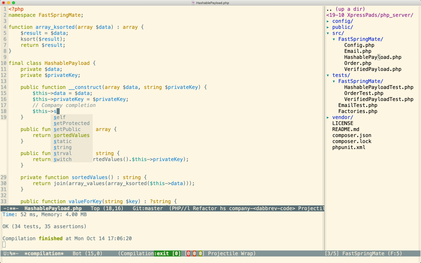 find in emacs